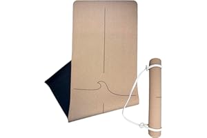 Crk's Organic Cork Yoga Mat with Recycled Natural Rubber, 4mm Thick • The Wave Mat