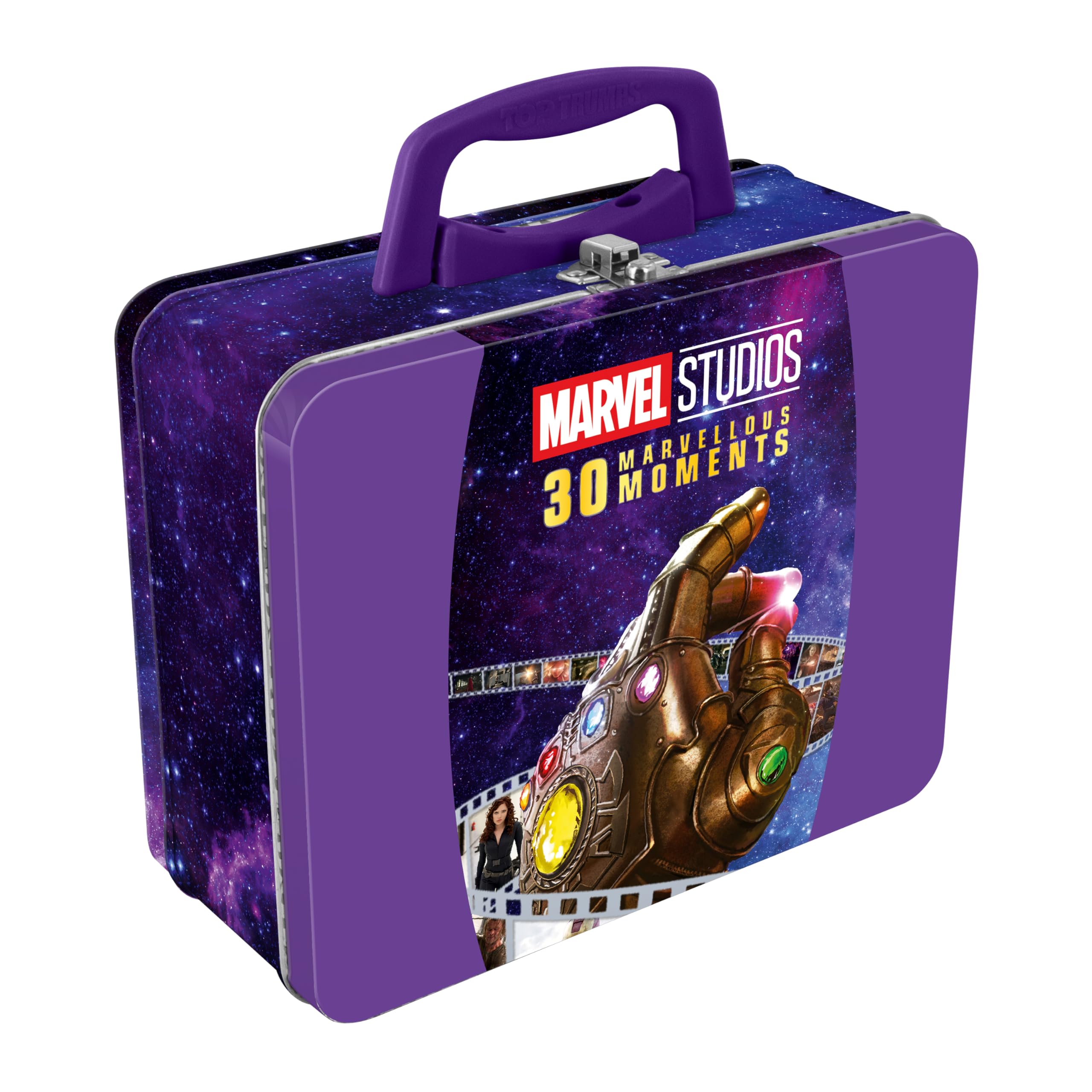 Top Trumps Marvel 30 Moments Tin Educational Entertaining card game for 2 plus players makes a great gift for ages 12 plus