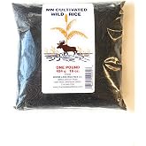 Moose Lake Wild Rice - Minnesota Cultivated Wild Black Rice with Recipes - Hand Harvested Wild Rice - 16 oz