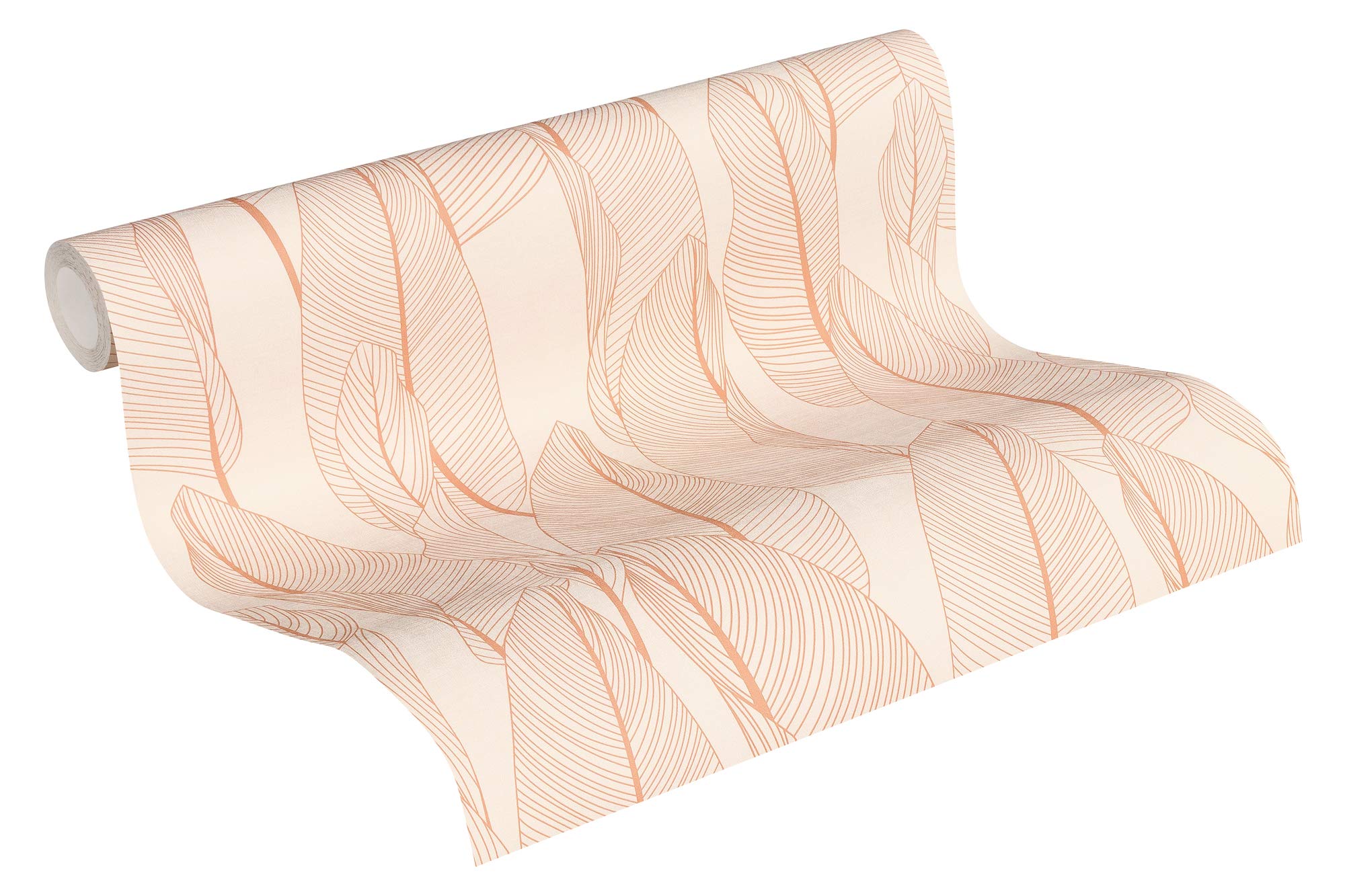 Floral Wallpaper Exotic Life Non-Woven Wallpaper 10.05 m x 0.53 m Pink Made in Germany by Livingwalls 364973 36497-3