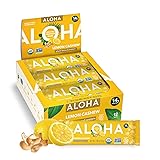 ALOHA Organic Plant Based Protein Bars - Lemon