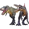 Gemini&Genius Dinosaur Toys Tyrannosaurus rex Spinosaurus Set Realistic Design Dino Figures for Kids Toy Figure Gifts