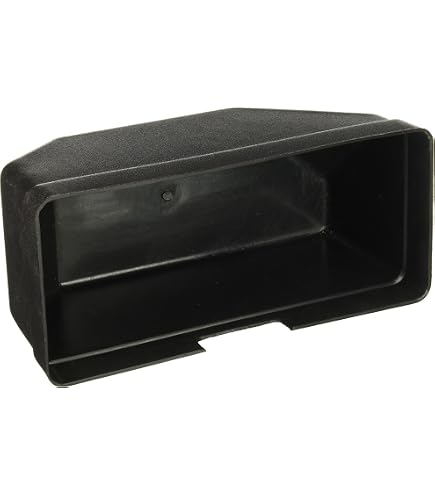 Repops Glove Box Liner Insert & Clips For 1967-1972 Chevy/GMC Trucks With Factory AC – Black, CT115 - View #4