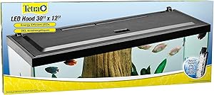 Tetra LED Aquarium Hood, Low Profile, Energy Efficient Hood with Lighting