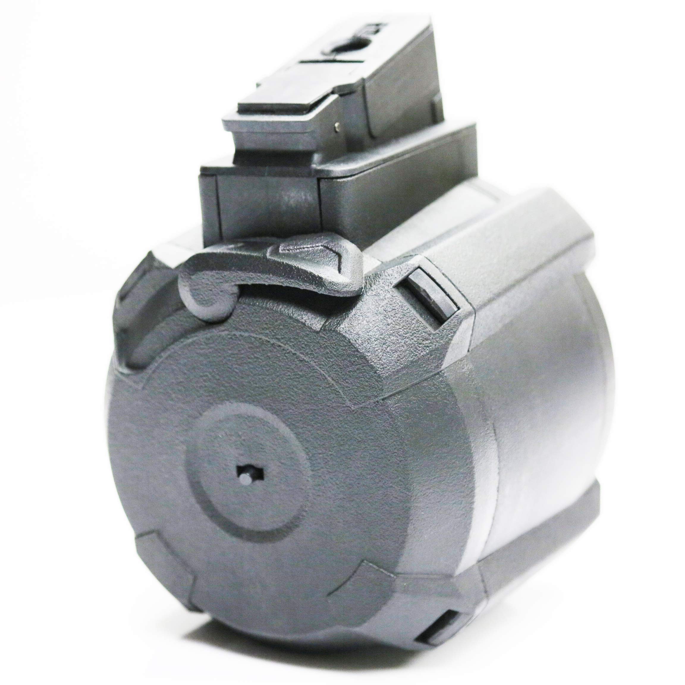 Buy Airsoft BATTLEAXE 1400rd Electric Drum Magazine for AK47/AK74 Series AEG Black Online at