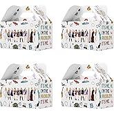 Echoglimmer 24 PCS Taylor Party Favors Boxes Goodie Bags | Popular Music Goodies Boxes with Handles | Birthday Party Favors | Music Singer Taylor Themed Favors