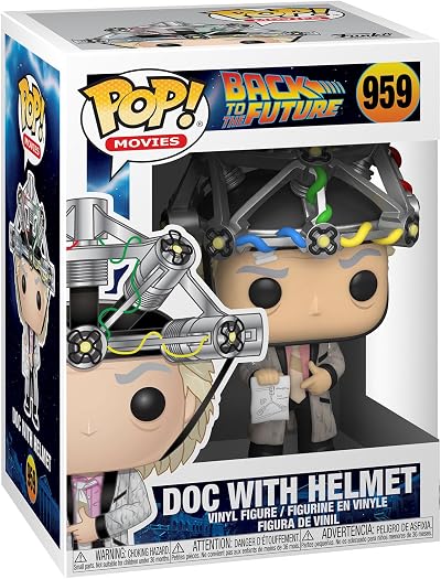 Funko POP Movies Back to the Future Doc Brown with Helmet