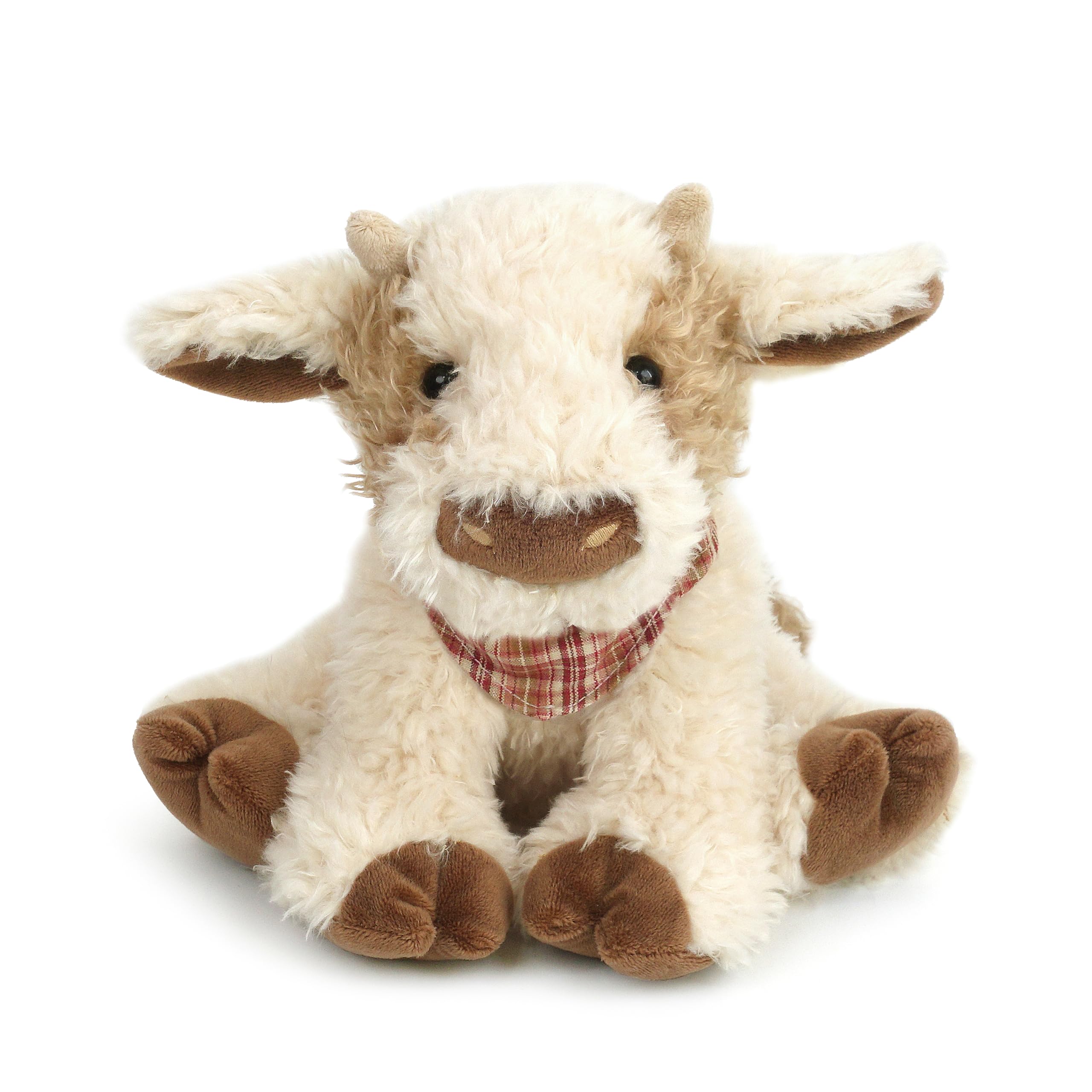 MON AMI Caleb The Cow 10-Inch Stuffed Farm Animal for Boys & Girls | Soft Cow Plush Toy | Farm Playtime Companion | Nursery Décor | Gift for All Ages — image 1
