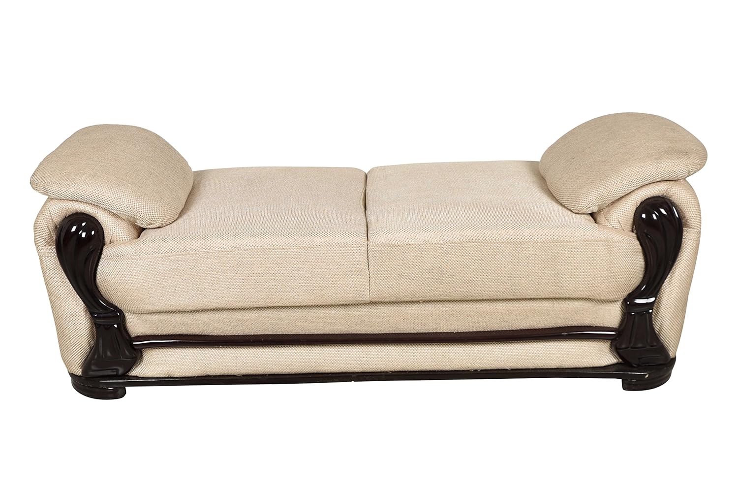 Dzyn Furnitures Fabsy Interiors Classic Backless 2 Seater Sofa