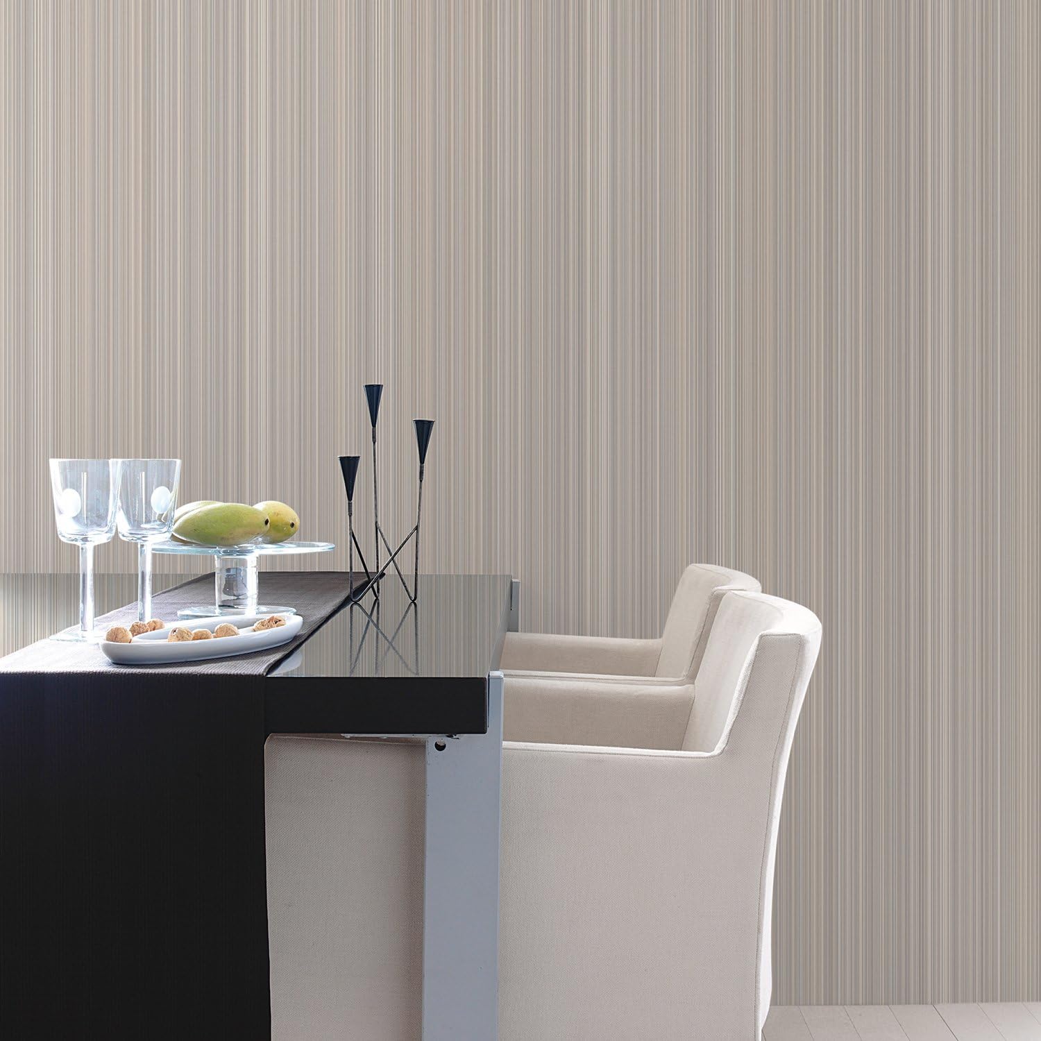 Galerie G67477 Natural FX Wallpaper Roll, Beige, Beige / Silver - Image 3