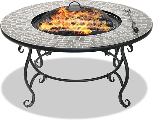 Centurion Supports fireology Ginessa suntuoso jardín y patio calentador