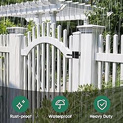 JUBEST Double Side Gate Latch, Heavy Duty Swinging