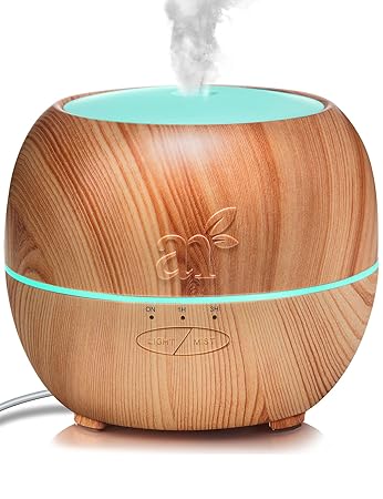 Amazon Com Artnaturals Aromatherapy Essential Oil Diffuser 5 0 Fl Oz 150ml Tank Ultrasonic Aroma Humidifier Adjustable Mist Mode Auto Shut Off For Home Office Bedroom Beauty