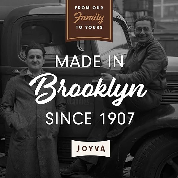 JOYVA HALVAH – MARBLE, 8OZ PACK OF 2 | A DELICIOUS SESAME TREAT | DAIRY FREE, GLUTEN-FREE & KOSHER PARVE | HANDCRAFTED IN BROOKLYN