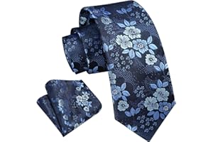 Enlision Boys Tie Kids Necktie with Pocket Square Set Ties for Boy Formal Neck Strap Youth Tie for Kids Party School