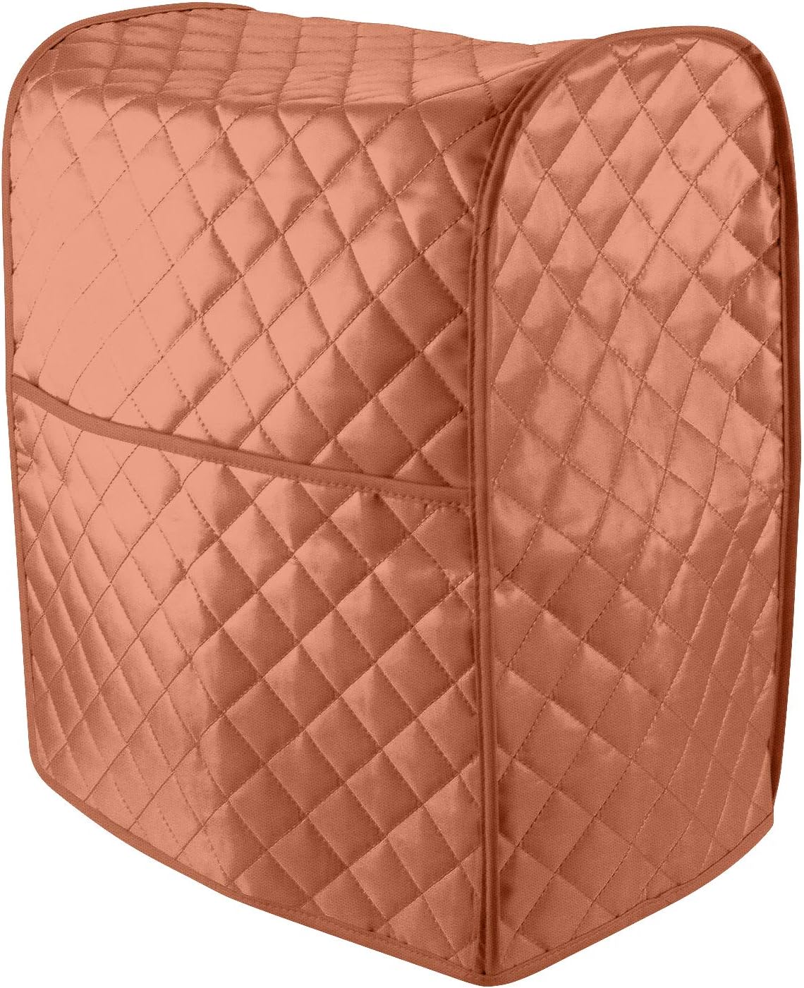 Stand Mixer Cover, Cotton Quilted Dust-proof Cover Kitchen Mixer Part and Accessories Organizer Protector Cover Bag,Compatible with All 6-8 Quart Kitchen Aid Mixers. (Light Red)
