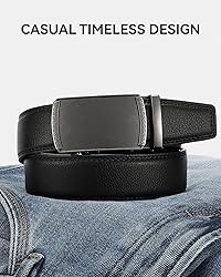 CHAOREN Mens Belt Leather Ratchet Belt