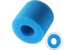 Lawnoval Reusable Washable Swimming Pool Filter Foam Sponge Type IIIVID, Blue, 346x307in to 527x409in (Pack of 1)