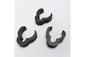 BITEN Cable Clips - 3Pack Transducer Pole Cable Managment Clamp - Fits 1 1/8" and 1 1/4" Shafts - FFS Garmin Livescope Lowran