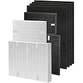 HPA5300B Replacement Filter Compatible with Honeywell Air Purifiers HPA5300B HPA5350 HPA3300, 3 Premium Filters, 3 S Carbon and 4 A Pre-Filter, Part# HRF-R3, HRFSC1, HRF-A300 & HRF-ARVP300