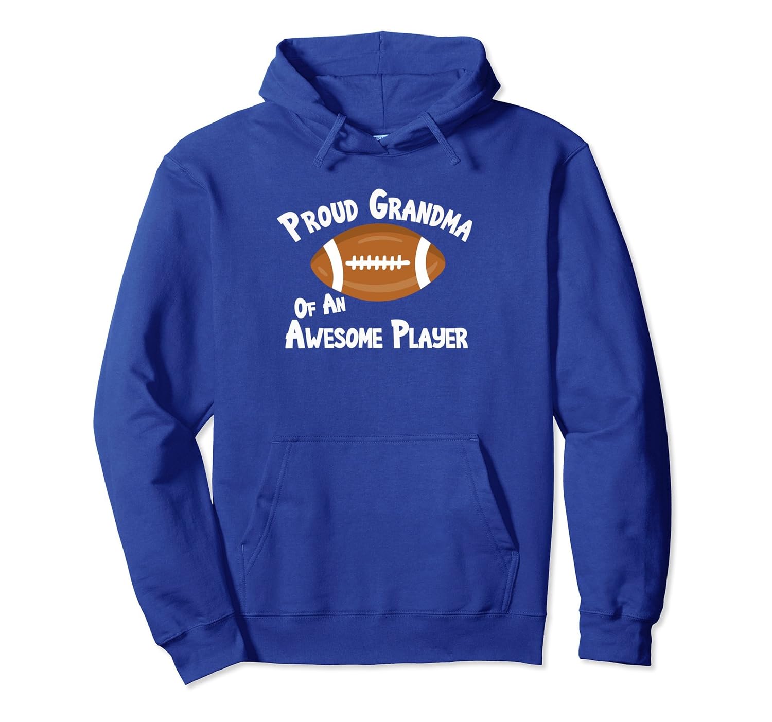 Football Shirt Proud Grandma Awesome Player Game Hoodie-ANZ