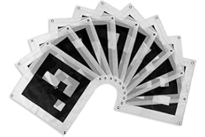 Sky High Bull's-Eye (24"x24") AprilTags 16-bit (4x4 Array) UAV Drone Ground Control Points (GCPs)/Aerial Targets for Mapping & Surveying (10 Pack) | Center Eyelet | RealityCapture Compatible