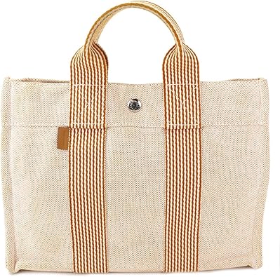 Amazon エルメス ニューフールトゥpm ハンド トート バッグ キャンバス オレンジ Hermes 中古 メンズ レディース 記念日 美品 良品 中古 中古品 銀座パリス ハンドバッグ
