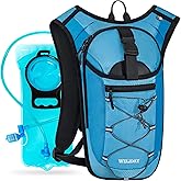 WELIDAY Hydration Backpack with Leak Proof Water Bladder, Lightweight Hydro Water Daypack for Rave, Cycling, Running, Hiking, Climbing