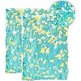 Welacer Shredded Memory Foam Filling 10lbs for Bean Bag Filler, Pillow Stuffing Cushion Arts Crafts Refill, Without Added Gel Particles, Premium Soft and Great for Stuffing, Multi Color and Shape