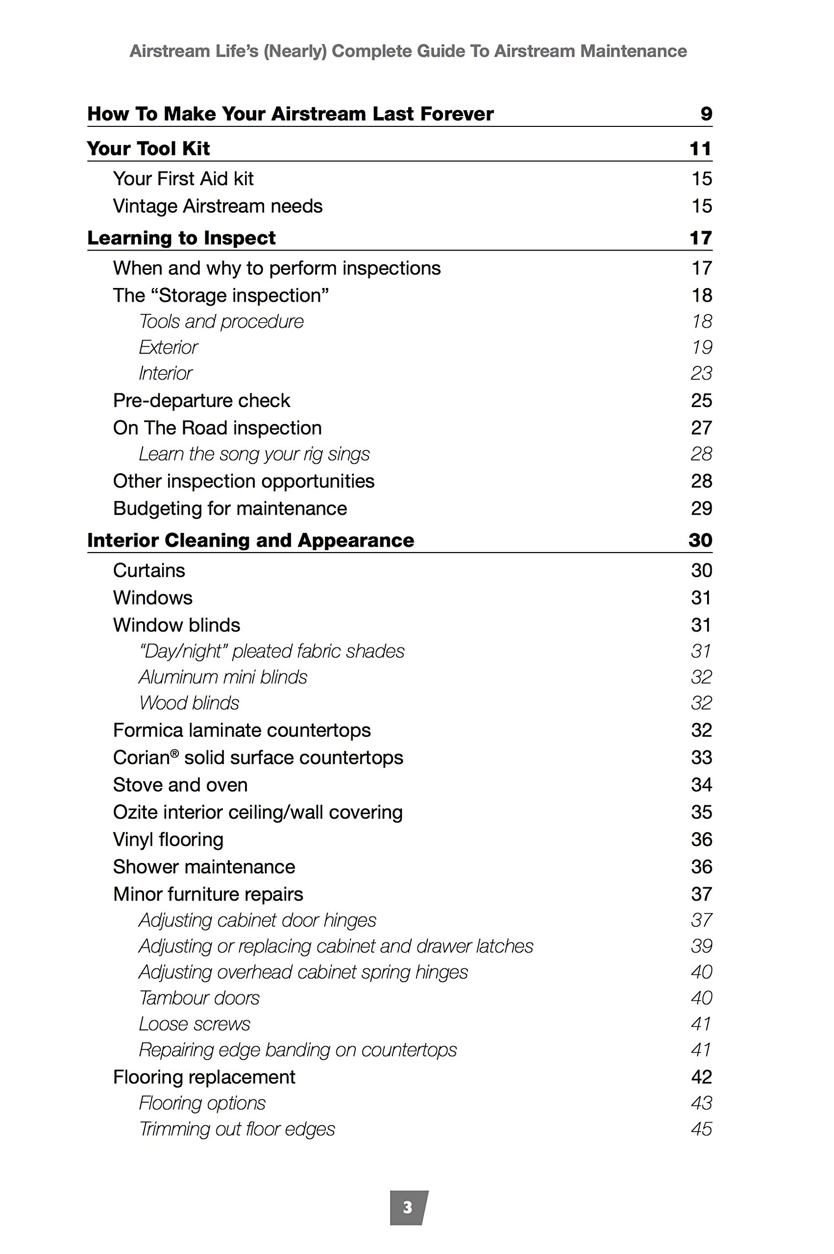 Airstream Life's (Nearly) Complete Guide To Airstream Maintenance: Rich  Luhr: 9780983345831: Amazon.com: Books