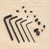 Xiaomoyu 240 Pcs Grub Screws Set M3-M8 Cup Point Hex Socket with Wrench view 3