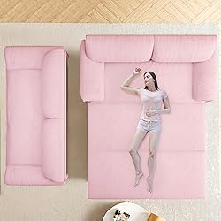 Lyngins Queen Size Sleeper Sofa Bed, 3 in 1