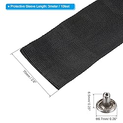 PATIKIL Winch Rope Protector 3m/9.84ft, Polyester