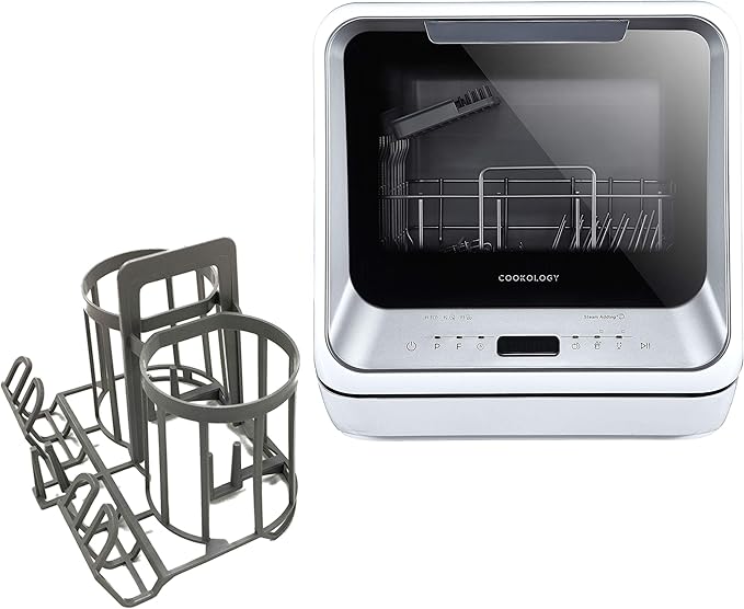 Cookology CMDW2SL Mini Portable Dishwasher Table Top with Baby Bottle