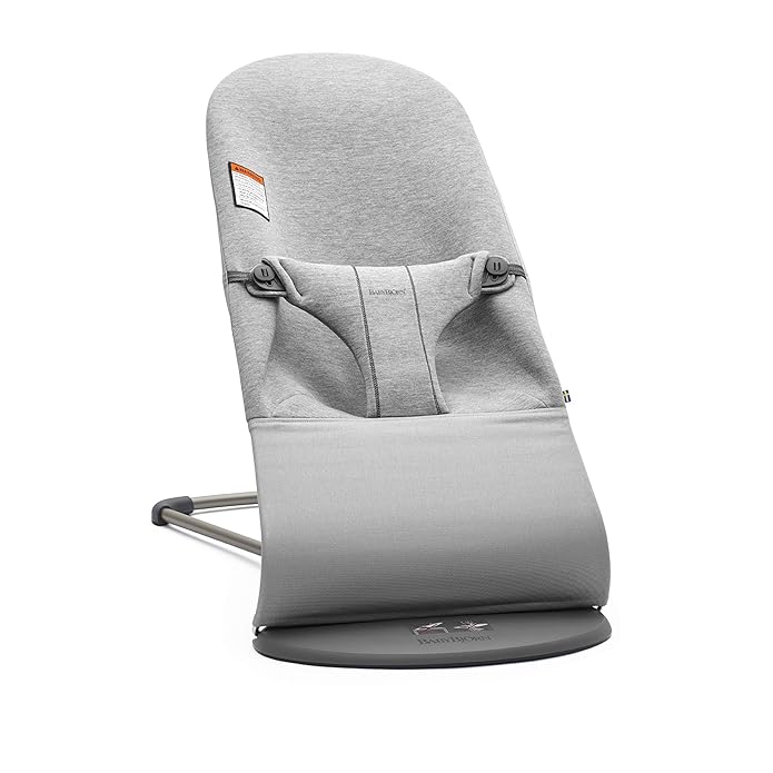 BABYBJ&Ouml;RN Bouncer Bliss 3D Jersey - Light Gray