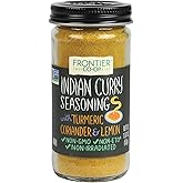 Frontier Co-op Indian Curry Seasoning, 1.87 Ounce Bottle, Complex Flavor with Turmeric, Coriander and Lemon