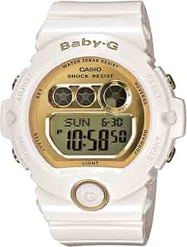 baby g shock white and gold