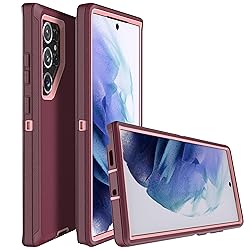 MXX Case Compatible with Galaxy S24 Ultra, 3-Layer