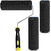 Peohud Drywall Compound Roller, 3 Pcs 9 Inch Drywall Roller Covers with 1 Pcs Paint Frame, Drywall Texture Roller for Painting Walls and Ceiling Surfaces
