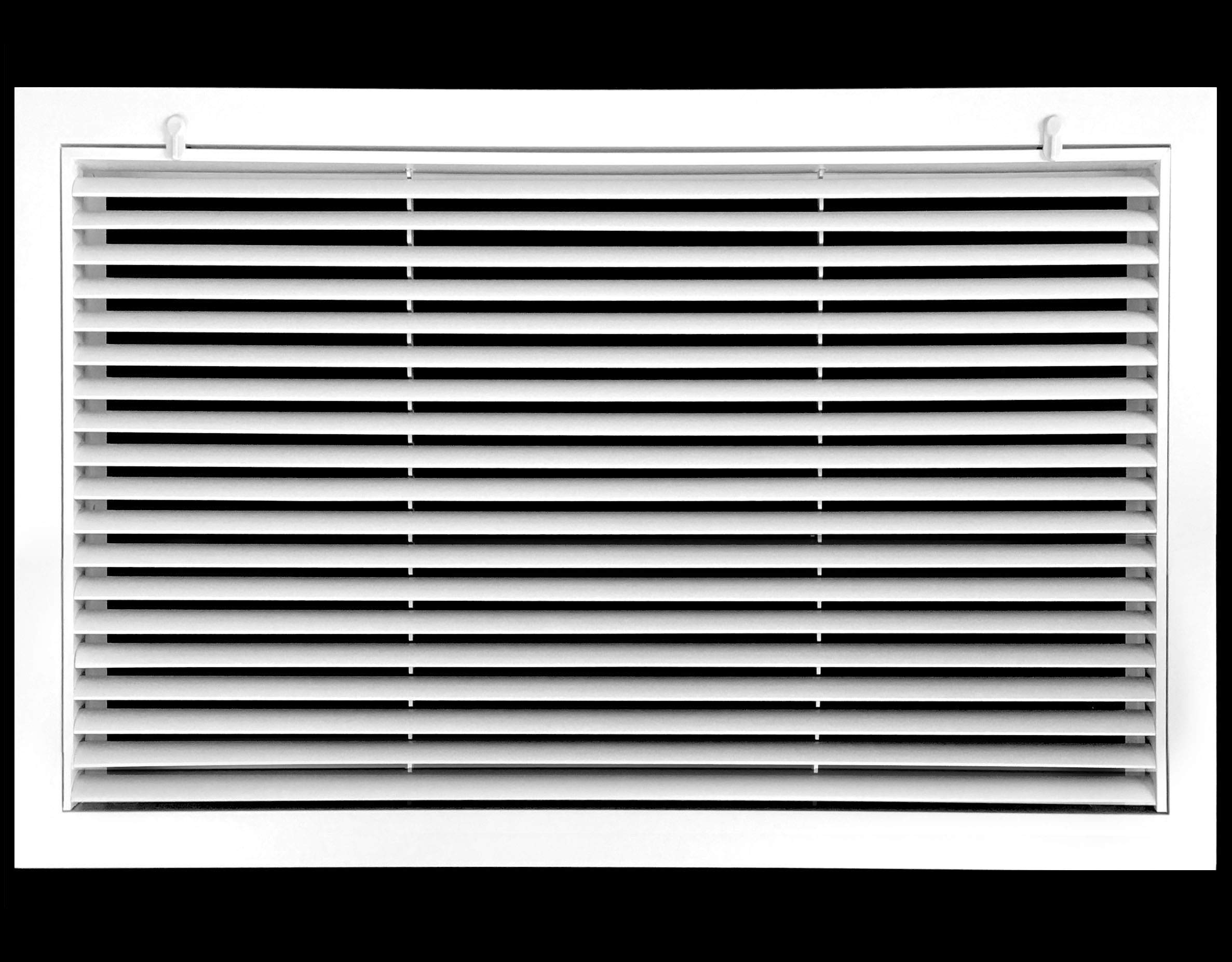 48" X 24" Aluminum Return Filter Grille - Easy Airflow - Linear Bar Grilles [Outer Dimensions: 49.75w X 25.75h]