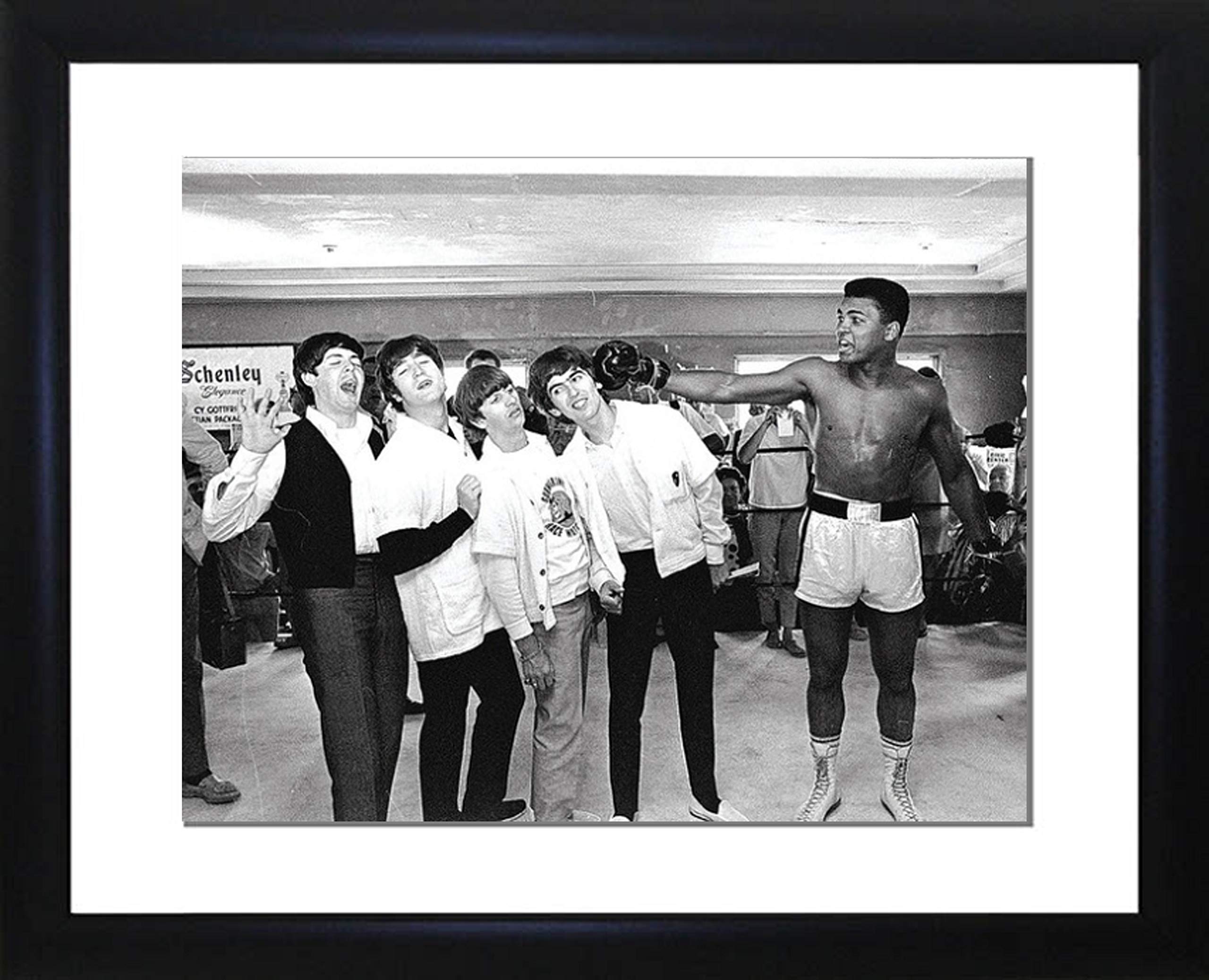 Picture Favourites Muhammed Ali meets the Beatles Framed Photo