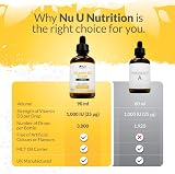 Nu U Nutrition Vitamin D Drops 90ml 3000 Drops 1000IU per Drop Unflavoured view 4