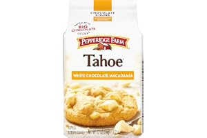 Pepperidge Farm Tahoe Crispy White Chocolate Macadamia Nut Cookies, 7.2 OZ Bag (8 Cookies)