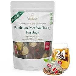 Premium Dandelion Root Wolfberry Tea Bags - Kidneys