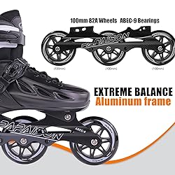 PAPAISON Adult Adjustable Inline Skates for Men
