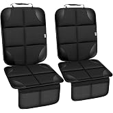 Meolsaek Car Seat Protector for Child Car Seat，Non-Slip Backing No Imprints | Durable Car Seat Mat 600D Fabric, Waterproof Car Seat Cover with Thick Pad