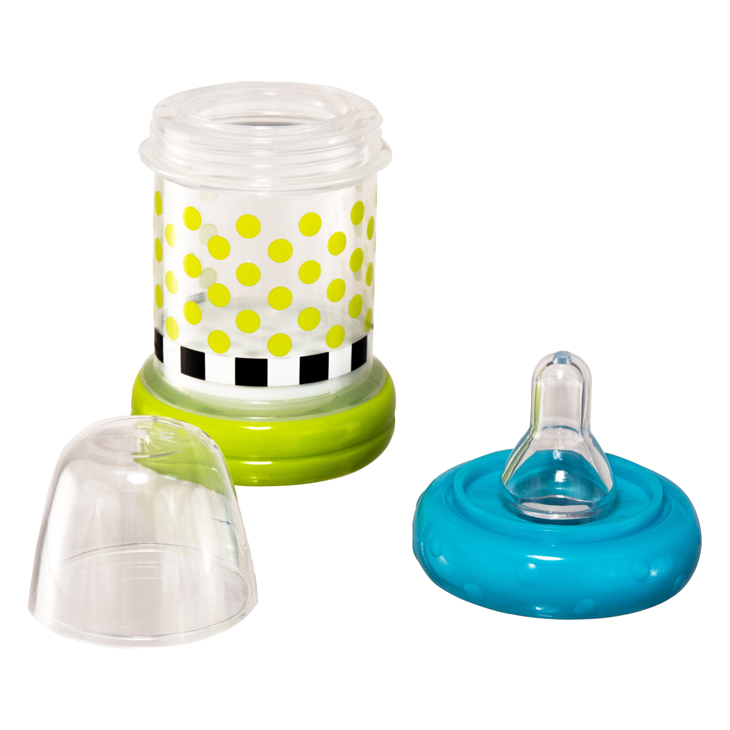 Sassy Baby Food Nurser Infant Cereal Feeder 4oz Bottles nipple spoon 2