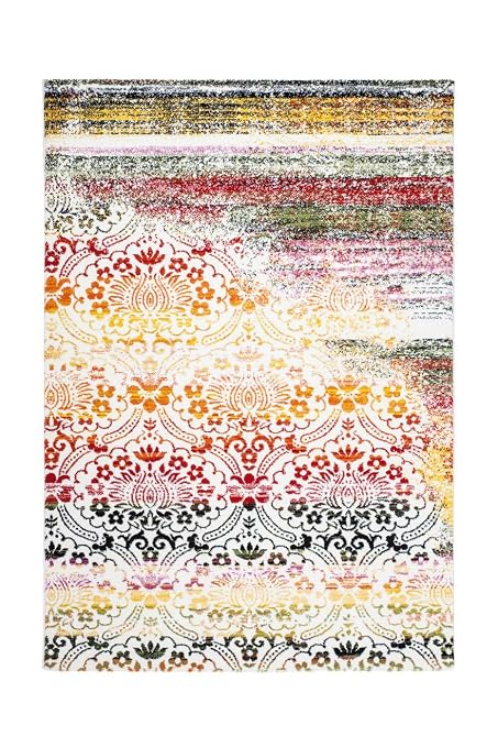 Teppich Wohnzimmer Carpet Vintage Design Guayama 247 Rug Blumen