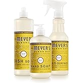 Mrs. MEYER'S Clean Day Kitchen Basics Gift Set, Daisy Scent Cleaning Supplies, includes Dish Soap, Hand Soap and Multi Surface Cleaner