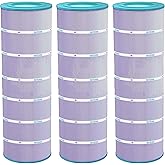 Hurricane Filters 3 Pack HF9419-01P Platinum Purple Spa Filter Cartridge - Replacement for PAP200, Unicel C-9419, Filbur FC-0688, Pentair Clean & Clear 200, Predator 200
